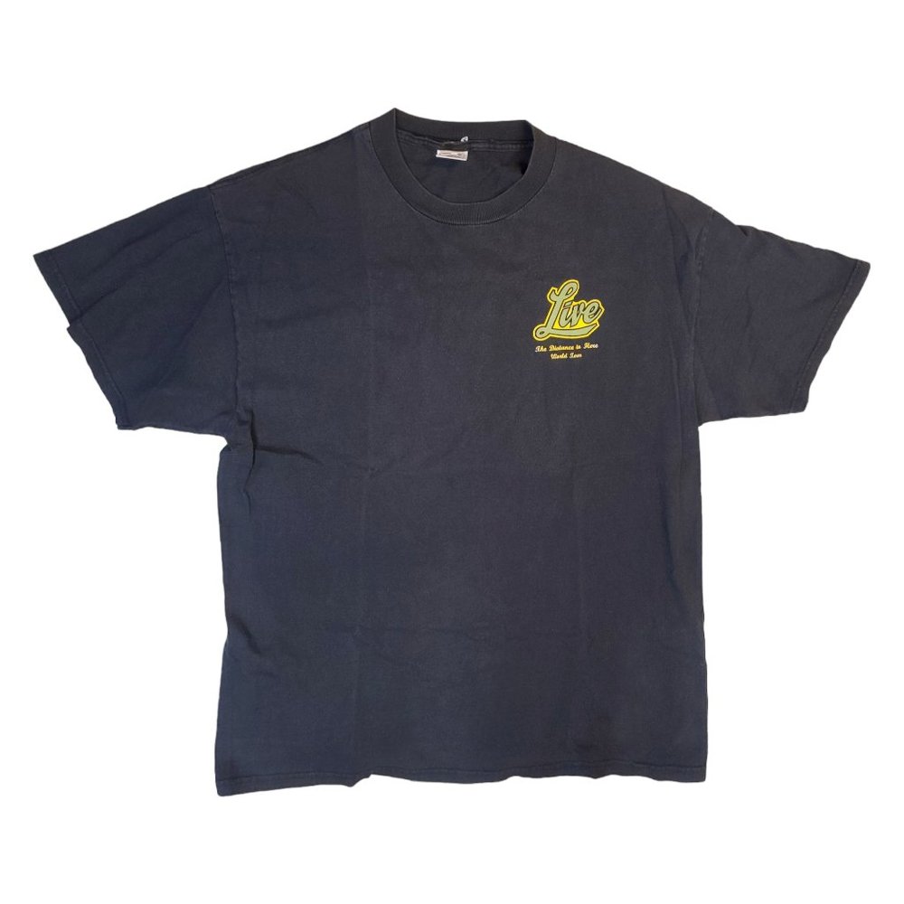 Vintage 1999 Live The Distance To Here World Tour Local Crew Shirt